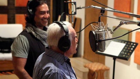 Alejandro no grababa en un estudio con Vicente desde hace más de veinte años.