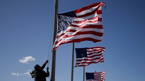 Bandera de Estados Unidos.