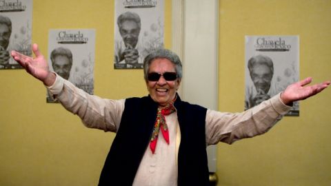 Chavela Vargas, en el 2007, en una de sus tantas entrevistas con la prensa de México.
