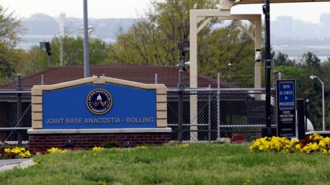 Imagen de la Base Aérea Bolling, en Washington.