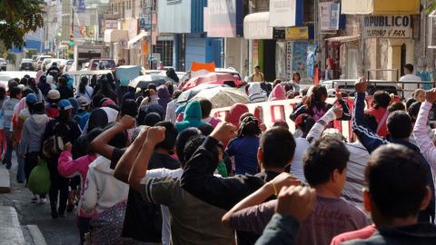 Las marchas de la CETEG se han vuelto una postal común en la ciudad Chilpancingo, México.