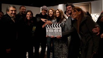 Elenco de la telenovela "Por ella soy Eva" producción de Rosy Ocampo.