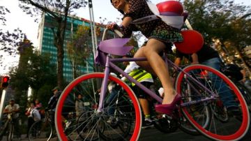 En la ciudad de México más de la mitad de los viajes en bicicleta son para dirigirse a su trabajo.