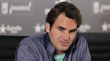 Roger Federer se dijo listo para defender su título en el Masters de Madrid.