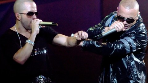 Wisin y Yandel en una de sus tantas presentaciones como dueto.
