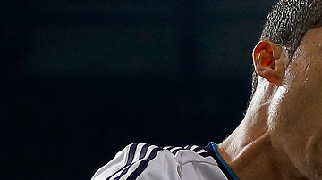 Ronaldo en su mejor momento ante el Malaga.