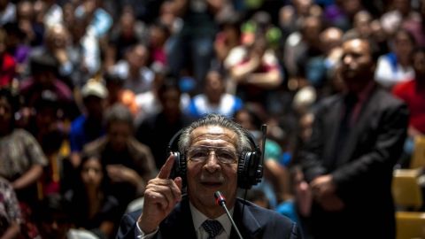 Efraín Ríos Montt gobernó de facto Guatemala entre 1982 y 1983.
