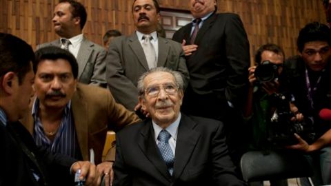 El ex dictador aseguró que nunca supo ni ordenó matanza alguna