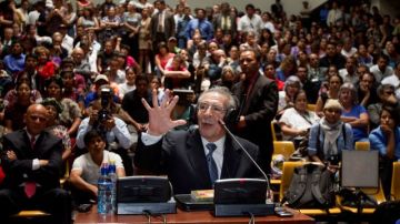 Ríos Montt se declaró inocente de genocidio ante el tribunal.