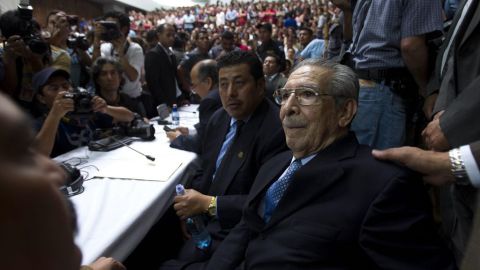 Ríos Montt fue encontrado culpable de ordenar la muerte de cientos de indígenas ixiles.