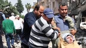 Los ataques de este sábado se dieron cerca de la frontera con Siria.