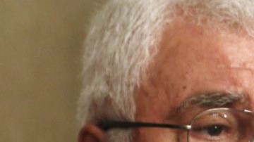 George Sabra, presidente interino de la Coalición Nacional Siria.