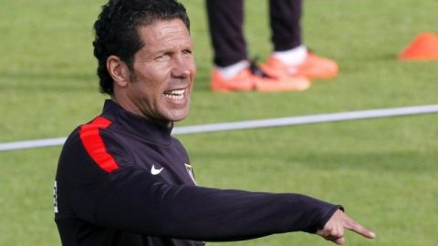 Diego Simeone, director técnico del Atlético de Madrid