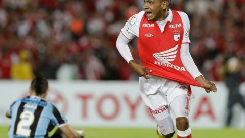 Wilder Medina consiguió la solitaria anotación para el triunfo de Santa Fe
