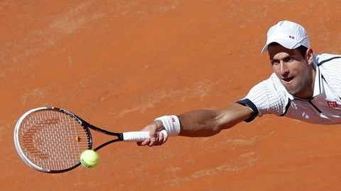 Nole se empleó a fondo pero fue en vano.