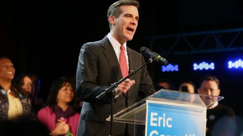 El concejal de Los Ángeles Eric Garcetti.