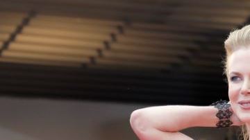 El mal tiempo, un robo y un tiroteo fue lo que más sobresalió en la primera semana del 66 festival de Cannes. En la foto Nicole Kidman a su llegada.