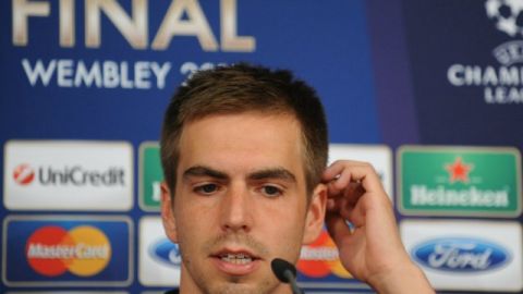Philipp Lahm, defensa del Bayern Munich y capitán de la selección alemana