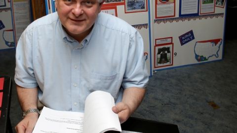Tom Zawistowki, miembro del Tea Party.