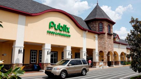 Entrada a un supermercado Publix.