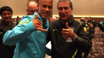 Neymar y Parreira.