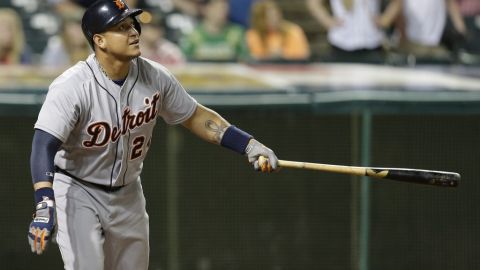 Miguel Cabrera llegó a 13 cuadrangulares en el año.