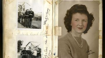 Laura Mae Davis Burlingame conoció el contenido del diario de un soldado muerto en combate en el Pacífico, casi 70 años después.