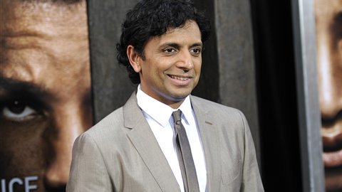 En películas anteriores, el director Shyamalan era parte de la promoción del fílme.