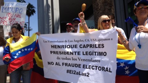 Con la manifestación de ayer se exigió no solo el recuento de votos, sino además el respeto de los derechos humanos.