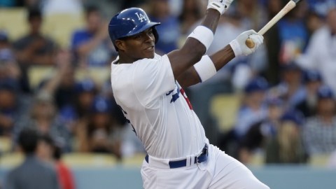 El cubano Yasiel Puig se ha convertido en la sensación de los Dodgers.