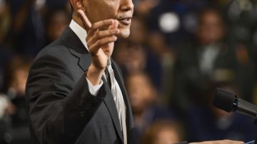 El presidente de Estados Unidos, Barack Obama, en uno de sus discursos en Chicago, Illinois.