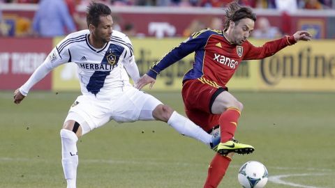 El jugador del Real Salt
Lake Ned Grabavoy.
