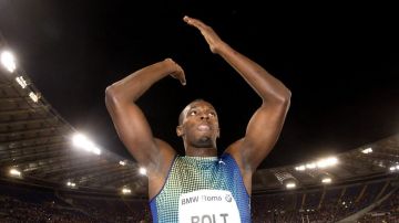 Usain Bolt tras perder frente a Justin Gatlin.