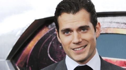 El actor británico Henry Cavill durante la presentación de la película 'Man of Steel'.