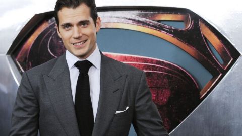 El actor británico Henry Cavill durante la presentación de la película 'Man of Steel'.