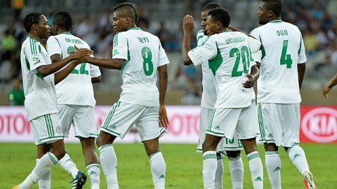 Nigeria no tuvo piedad y goleó 6 - 1 a Tahití.