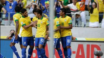 Neymar se encargó de darle ventaja a Brasil, al minuto 9, del primer tiempo