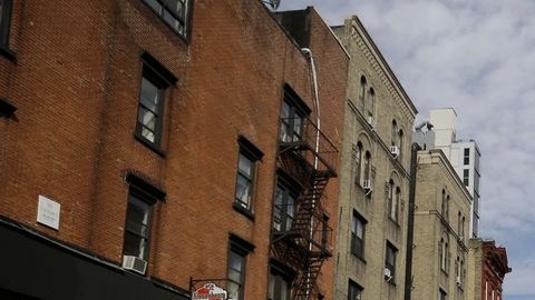 Auto involucrado en el accidente en el East Village.