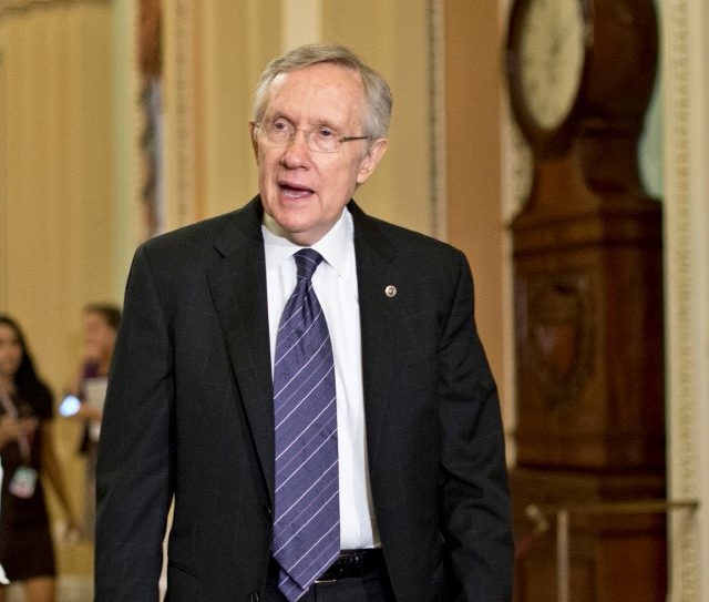 El líder de la mayoría demócrata del Senado, Harry Reid.