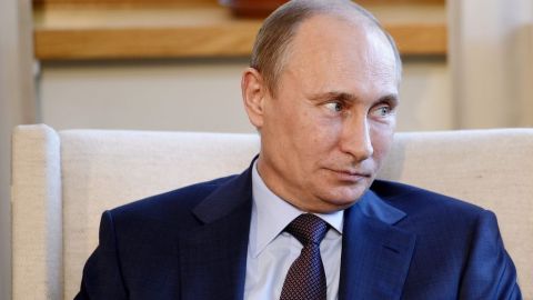 El presidente ruso, Vladimir Putin, habló durante una visita a Finlandia.