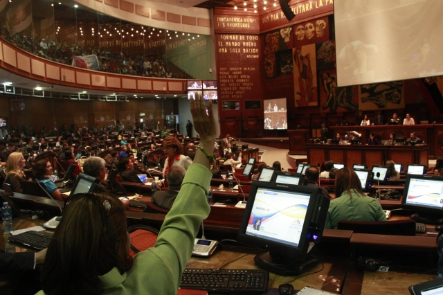 La Asamblea Nacional aprobó ayer la ley de comunicación.