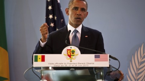 Barack Obama en Senegal.
