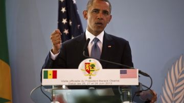 Barack Obama en Senegal.