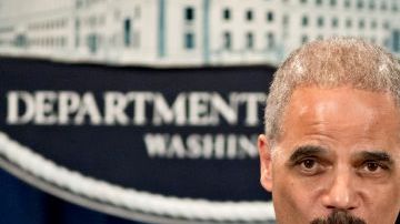 El jefe del Departamento de Justicia, Eric Holder. La Oficina de Derechos Civiles de esa agencia llevó el caso.
