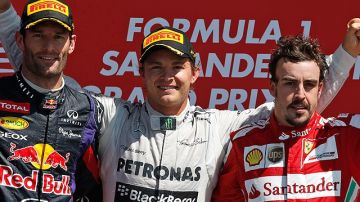 El alemán Rosberg ganó el GP Británico.