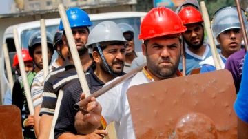 Los simpatizantes del presidente Mohammed Morsi también se tomaron las calles para defender al mandatario.