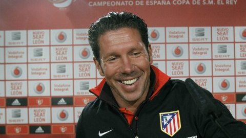 Diego Simeone, director técnico del Atlético de Madrid