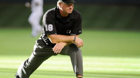 Brian Runge en acción en un partido de la temporada del año 2011.