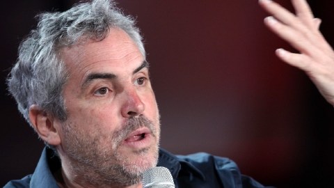 Alfonso Cuarón durante su charla magistral en la convención TagDF.