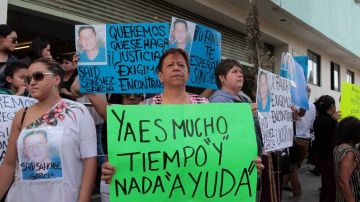 Familiares de los desaparecidos exigen que el caso sea resuelto.